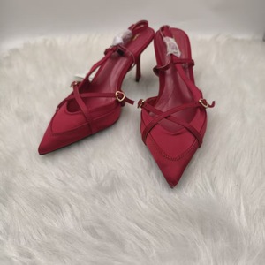 Nouvelles sandales Baotou rouges élégantes et sexy pour femme, à bout pointu, talon aiguille, boucle en forme de cœur et lanières croisées, collection Printemps <span class=keywords><strong>Z625</strong></span> - Product Image 4