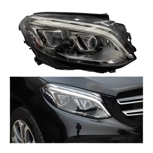 W166 LED 2017-2020ไฟหน้าพื้นหลังสีดำเหมาะสำหรับ Mercedes Benz มล. - Product Image 2