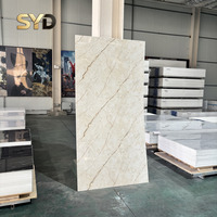 Feuille de marbre PVC UV 3,0 mm 2800x1220 mm facile à nettoyer