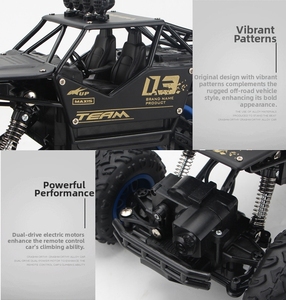 Coche RC 4x4 <span class=keywords><strong>de</strong></span> Aleación y Plástico a Escala 1:12 1:16 con Luces LED, Radio 2.4G, Control Remoto, Buggy, Camiones <span class=keywords><strong>Todoterreno</strong></span>, Juguetes para Niños - Product Image 4