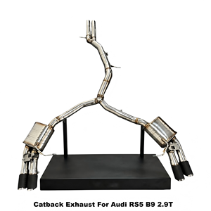Escape Trasero Vortex de Alto Rendimiento en Acero Inoxidable para Audi RS5 B9 2.9T 2019-2025, Modificación Tuning - Product Image 1