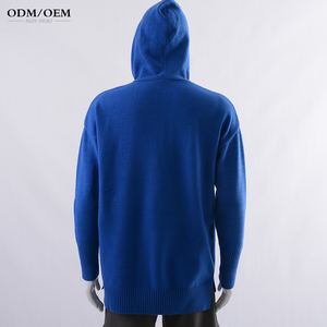 Suéter Personalizado Extra Grande con Capucha para Hombre, Diseño Jacquard con Logotipo, Suéter de Punto para Invierno - Product Image 5