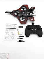 Cross-Border New RC Airplanes Colorful LED Lights Gravity Induction Stunt Drop-Resistant 4-Channel UAV Auto Return 100m Range