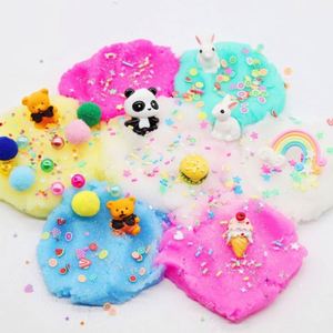 Juguetes de Slime de Plástico de Colores Variados con Animales Adorables, Kit de Slime de Arcilla de Algodón de 12 Colores, Slime de Panda para Aliviar el Estrés, Plastilina para Niños - Product Image 4