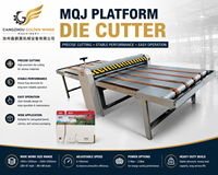 Machine de découpe à plat de grande taille pour la production de grandes boîtes en carton