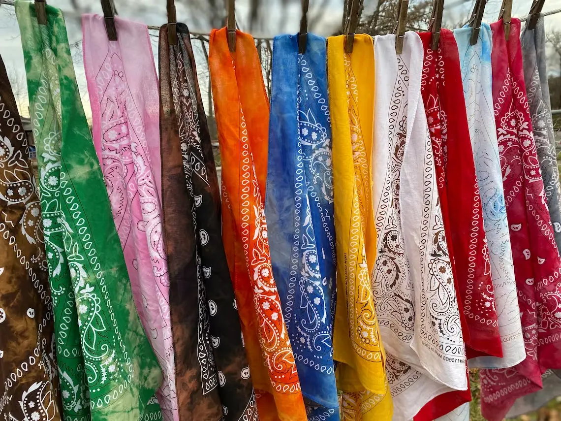 El boyalı süper yumuşak pamuk Bandana kafa şal mendil pamuk kare Unisex boyun eşarbı