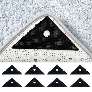 Hot-selling Anti Curling Double Sided Non Slip PU Gel Acoustic Panel Hooks Accessories Rug Grip Tape Gripper <strong>Runner</strong> Washable - Product Image 1