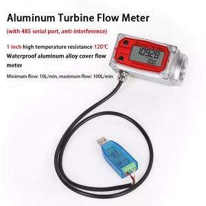 Cavitt meteran aliran turbin 1.5 inci, pengukur aliran Digital elektronik Anti gangguan dengan Port seri 485 - Product Image 3