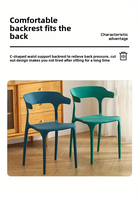 Chaise en plastique monobloc explosive pour école, restaurant, hôtel, bureau, maison, salle de réception, magasin, espace public extérieur,