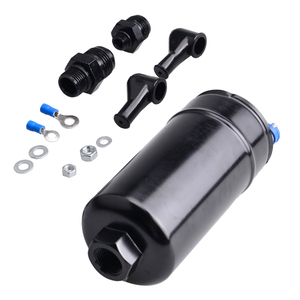 Alta portata EFI 380LPH in linea esterno 044 tipo pompa <span class=keywords><strong>carburante</strong></span> E85 etanolo compatibile AN10 ingresso AN8 uscita