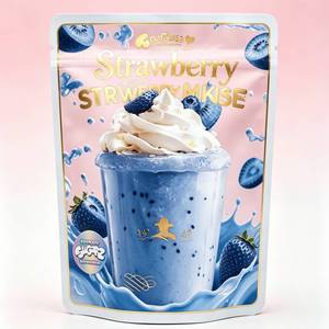 Wholesale Sticker Mylar Bags <strong>Starburst</strong> - Bubble Tea &amp; Boba Themed Pre Made Resealable Pouch - Product Image 6