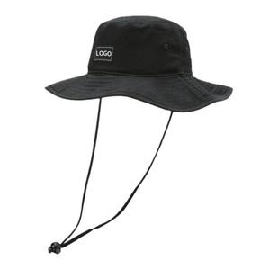 <strong>Custom</strong> Logo Embroidery Patch Cotton Twill Sun <strong>Hats</strong> With Chin Strap Hiking Safari Sporty Blank Printed Waterproof <strong>Bucket</strong> <strong>Hats</strong> - Product Image 2
