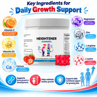 Gummies OEM ODM pour la croissance osseuse des enfants avec Calcium D3 K2 Zinc & Collagène pour les 5 ans et plus – Complément alimentaire pour un développement sain