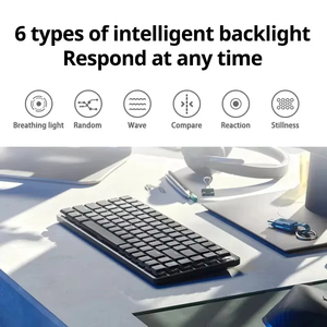 Logitech MX Bàn Phím Cơ Khí Mini Không Dây Chơi Game Bàn Phím <span class=keywords><strong>Bluetooth</strong></span> Tiếng Ồn Thấp Không Dây Mô Hình Kép Mini Máy Bàn Phím - Product Image 4