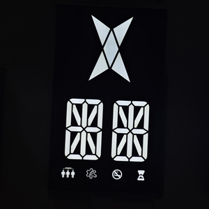 Tùy chỉnh 7 đoạn dẫn hiển thị cho thang máy thang máy 2 chữ số ánh sáng trắng rõ ràng sàn chỉ số khả năng hiển thị cao màn hình số bền - Product Image 2