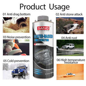 Apprêt automobile Sanvo, sous-couche en aérosol, graisse pour caoutchouc <span class=keywords><strong>de</strong></span> camion, agent matifiant, produit d'entretien automobile pour la protection du châssis - Product Image 4