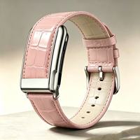 Bracelet en cuir pleine fleur gaufré crocodile pour Whoop, compatibilité totale avec Whoop, bracelet de remplacement en cuir avec logo personnalisé, vente en gros