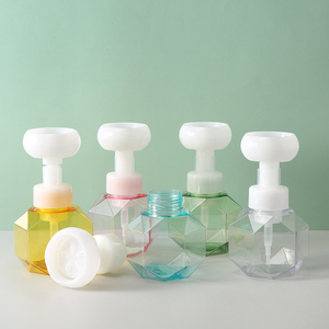 Bottiglia di disinfettante per le <span class=keywords><strong>mani</strong></span> in schiuma di fiori di palma Petg bottiglia di plastica da 300ml <span class=keywords><strong>detergente</strong></span> floreale bottiglia di bolle di mousse separatamente - Product Image 3