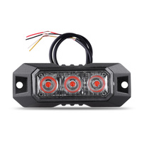 Feux stroboscopiques LED pour grille avant de véhicule d'urgence, feux d'avertissement LED pour voiture et camion, feux stroboscopiques clignotants pour voiture