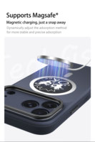 Coque de téléphone pour iPhone 17 avec support d'appareil photo, étanche CE IPX8, NFC, écran E-Ink personnalisable et recharge sans fil