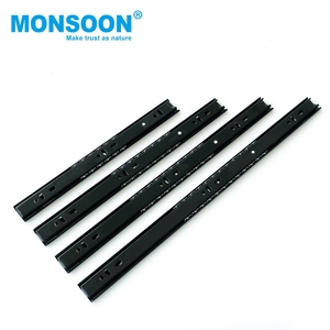 2 lần bóng mang mở rộng bên gắn kính thiên văn hướng dẫn đường sắt Runner 27mm kẽm mạ nhà bếp ăn đồ nội thất Tủ Ngăn Kéo - Product Image 1