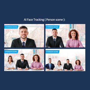 2025 3-IN-1 AI Smart Face-Tracking Videoconferencia Cámara <span class=keywords><strong>Altavoz</strong></span> de micrófono incorporado para sala de reuniones Meddle - Product Image 4