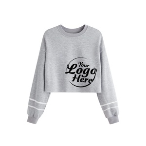 Fabricantes de Ropa, Sudaderas Personalizadas para Mujer, Casuales, de Manga Larga, con Dobladillo sin Rematar, Color Gris, Talla M, Tienda de Ropa para Mujer - Product Image 6