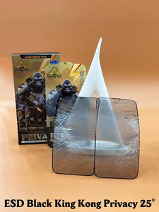 Protecteur d'écran en <span class=keywords><strong>verre</strong></span> trempé ESD Black King Kong Privacy pour <span class=keywords><strong>iPhone</strong></span> 16 Pro Max 17Air 15 14 Plus 13 12 11 Pro X Xr XS Max - Product Image 6