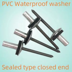 OEM阳极氧化涂层黑色彩色封闭式密封型盲铆钉防水盲POP铆钉铝钢5/32 3/16 - Product Image 3