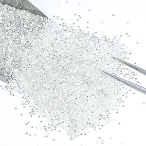 Piedras de moissanita sueltas pequeñas incoloras VVS1 excelente corte redondo para joyas de diamantes personalizadas 1,0 quilates/bolsa - Product Image 3