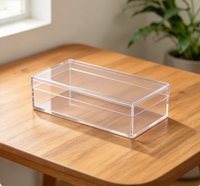 Boîte de rangement en plastique multi-tailles avec couvercle pour piles, artisanat, petits accessoires, étui d'emballage PS, prix de gros