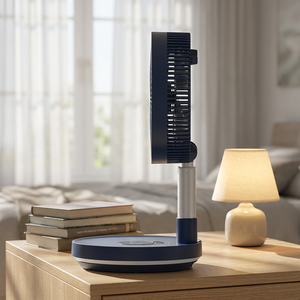 <span class=keywords><strong>พัดลม</strong></span>ไฟฟ้าแบบตั้งพื้นพับได้ ปรับความสูงได้ 8 ระดับ ปรับเอียงได้ 180 องศา พร้อมรีโมทคอนโทรล ไฟกลางคืนแบบนุ่มนวล ชาร์จผ่าน USB ได้ - Product Image 3