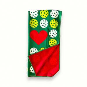 Toalla de pickleball con clip |   Toallas de Microfibra para el Sudor para Hombres y Mujeres, Accesorios Modernos y Regalos para Amantes del Pickleball - Product Image 1