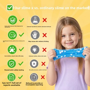 Butter <b>Slime</b> Cloud Crystal Children's Stress-Relief <b>Toy</b> 6 Colors Ages 7+ Color Box Packaging - Product Image 4