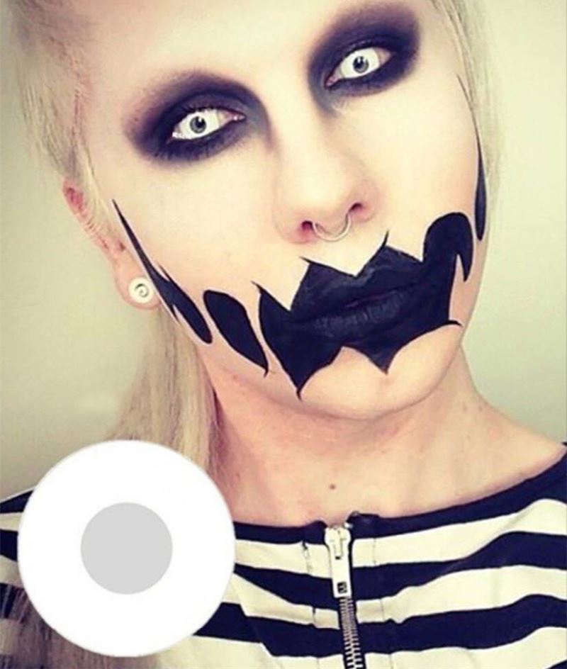 Popular Pure Color Contact Lenses For Black And White Eyes