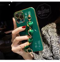 Étui de protection antichoc en TPU de luxe pour femmes, motif cœur, pour modèles populaires, plusieurs couleurs disponibles