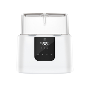 Riscaldatore di latte per bambini con Logo personalizzato portatile doppio biberon e scaldavivande con sterilizzatore - Product Image 1