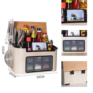 Boîte de rangement multifonction A2828 en gros pour outils, épices, couteaux et autres accessoires de cuisine - Product Image 4