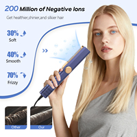 Lisseur à air chaud Zexi MK-559F Wet to Dry, lisseur de cheveux 2 en 1