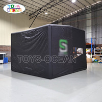 Usine en gros personnalisé de haute qualité nouvelle arrivée gonflable simulateur de tente de golf enclos de simulateur de golf d'intérieur
