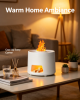 Humidificateur d'air ultrasonique LED, meilleur petit humidificateur pour chambre, bureau, maison, diffuseur d'arômes volcanique.