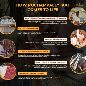 Carnet de notes artisanal en papier fait main avec couverture en tissu Ikat noir (5 x 3,5 pouces) – Journal de poche artisanal - Product Image 3