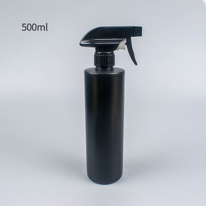500ml 1000ml kích hoạt Phun vòi phun đầu Matte đen chai nhựa Vòng HDPE rượu sương phun súng chai nước hoa - Product Image 6