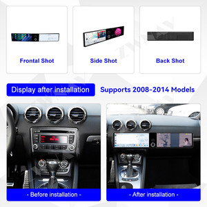 ZWNAV Double écran 12,3 pouces Carplay pour Audi TT 2008-2014 Android 15 Autoradio GPS Navi Lecteur multimédia vidéo Stéréo de voiture Unité centrale - Product Image 5