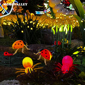 Momovalley decoración al aire libre 12V LED mariquita <span class=keywords><strong>luz</strong></span> milagrosa alas mariquita decoración fiesta para celebraciones parques temáticos Navidad - Product Image 5