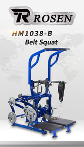 Advanced <strong>Type</strong> Commercial <strong>Exercise</strong> Strength Training Gym Fitness Belt <strong>Squat</strong> Plated Loaded Machine with 1 Year Warranty - Product Image 2