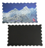 Aimant de réfrigérateur en aluminium souple 80*53MM, impression personnalisée, vente chaude, souvenir touristique européen