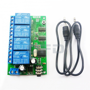 Ad22b04 DC 1-110V/ AC 85-265V 4-ch DTMF <span class=keywords><strong>Relay</strong></span> V3 lệnh điều khiển sửa đổi điều khiển từ xa âm thanh giải mã mô-đun tiếp sức ad22b04 - Product Image 2