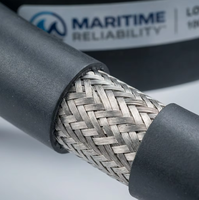 Câble d'alimentation blindé marin PrimePro |   0,6/1 kV IEC 60092-353 |   Armure en tresse de cuivre étamé |   XLPE LSZH |