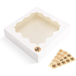 Boîtes d'emballage en papier de haute qualité pour pâtisseries, boîtes à gâteaux de 8 pouces et 6 pouces de hauteur pour gâteaux à étages - Product Image 2